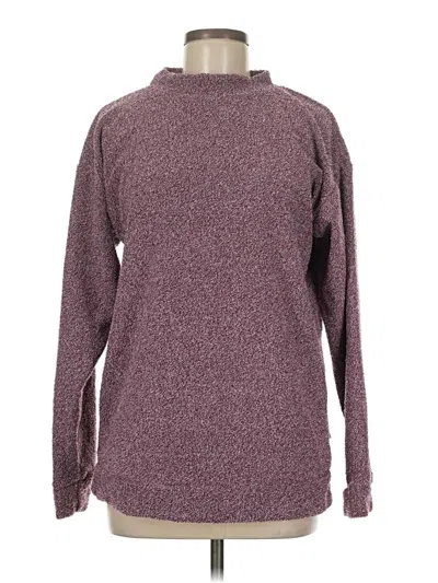 Pre-owned Woolly Threads Turtleneck Sweater In Burgundy