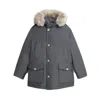 Woolrich Arctic Parka In Ramar Cloth With Detachable Fur Trim