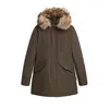 Woolrich Detachable Fur Collar Parka Coat
