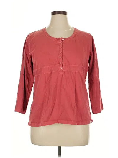 Pre-owned Woolrich 3/4 Sleeve Blouse In Red
