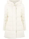 Woolrich Zip-fastening Padded Coat In Neutrals