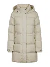 Woolrich Alsea Puffy Parka In Cream