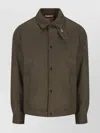 Woolrich Adjustable Waist Overshirt Pockets In Green