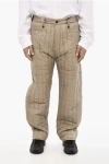 Woolrich Aime' Leon Dore Quilted And Padded Ski Pants In Neutral
