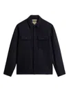 Woolrich Alaskan Buttoned Overshirt In Blue
