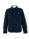 Woolrich Alaskan Corduroy Shirt Jacket In Blue
