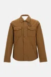 Woolrich Flap-pocket Jacket In Brown