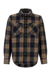 Woolrich Embroidered Flannel Alaskan Melton Shirt