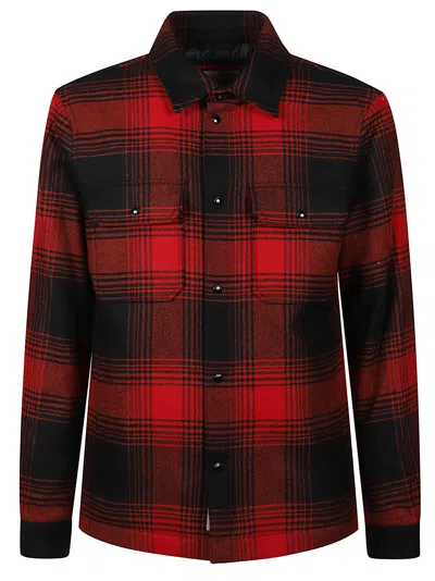 Woolrich Alaskan Overshirt In Redcheck