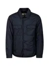 Woolrich Alaskan Microfiber Overshirt In Blue
