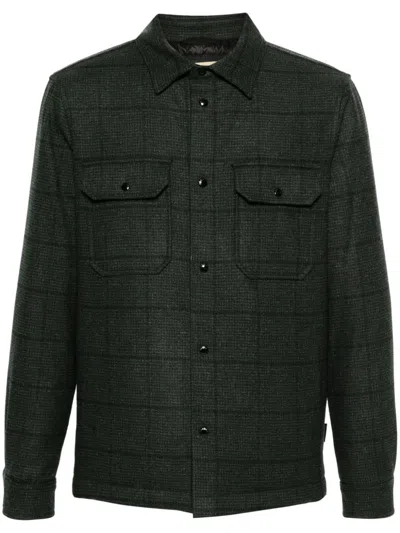 Woolrich Alaskan Shirt Jacket In Green