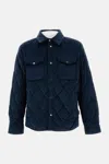 Woolrich Alaskan Velvet Shirt Jacket In Blue