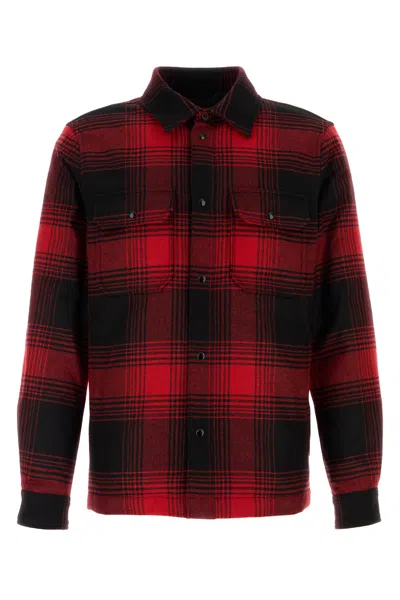 WOOLRICH WOOLRICH EMBROIDERED WOOL BLEND ALASKAN JACKET