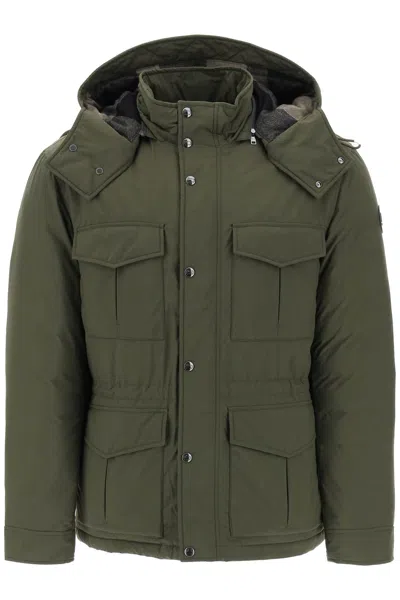 Woolrich Aleutian Padded Jacket In Green