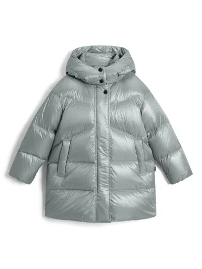 Woolrich Kids' Aliquippa Coat In Blue