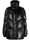 Woolrich Aliquippa Black Nylon Puffer Jacket In Black