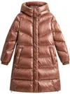 Woolrich Aliquippa Puffer Jacket In Brown