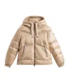 Woolrich Aliquippa Short Puffer Jacket In Nude
