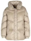 WOOLRICH WOOLRICH 'ALIQUIPPA' WHERE GREY POLYAMIDE DOWN JACKET