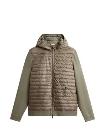 Woolrich Allen Hooded Jacket In Brown