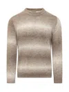 Woolrich Ombré-effect Knitted Jumper In Brown
