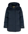 Woolrich 'alsea' Blue Polyamide Blend Down Jacket In Blue