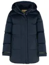 Woolrich Fluffy Prescott Parker Coat In Blue