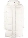 Woolrich Alsea Feather-down Hooded Parka Jacket For Women In Tan In Beige