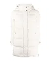 Woolrich Alsea Hooded Down Jacket In White
