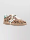 Woolrich Animal Print Low-top Sneakers With Rubber Sole In Animal Print