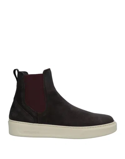 Woolrich Ankle Boots In Dark Brown