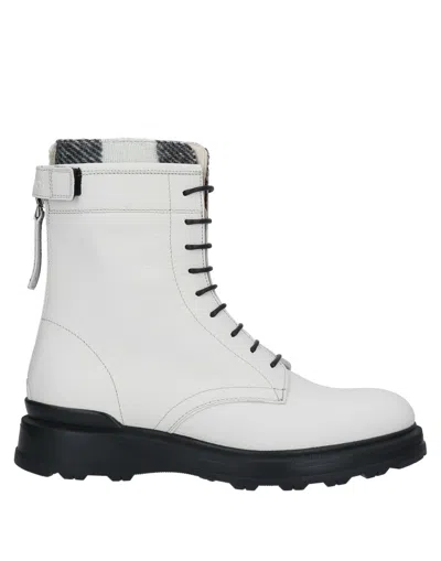 Woolrich Ankle Boots In Ivory