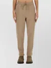 Woolrich Ankle Length Straight Leg Pants With Elastic Waistband