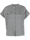 Woolrich Appalachian Trail Blue White Blouse In Blau