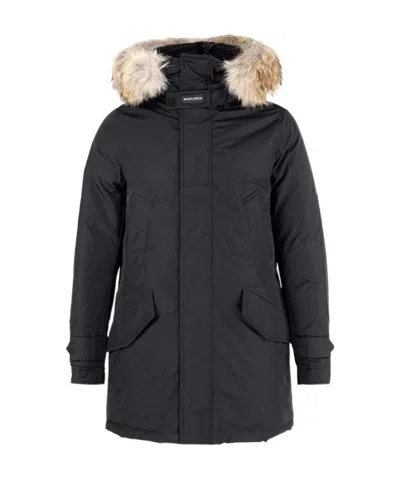 Woolrich Architect Stretched Parka In Black