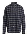Woolrich Archive Man Shirt Grey Size L Cotton In Black