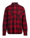 Woolrich Archive Man Shirt Red Size L Cotton