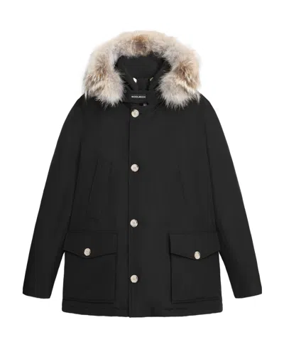Woolrich Arctic Anorak Down Jacket In Black