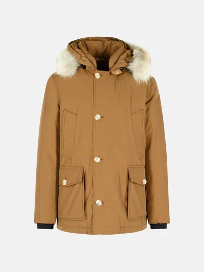 Woolrich 'arctic' Brown Cotton Blend Parka