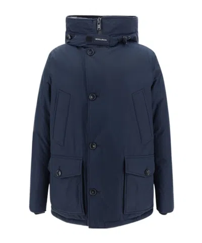WOOLRICH WOOLRICH ARCTIC BUTTON-UP PADDED JACKET