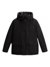 Woolrich Arctic Coat In Black