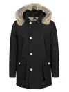 Woolrich Arctic Detachable Fur Parka In Black