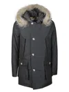 Woolrich Arctic Detachable Fur Parka In Gsh Grey Shadow