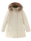 Woolrich Ivory Polyester Luxury Arctic Down Jacket In White