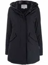 Woolrich Black Arctic Parka Jackets In Navy