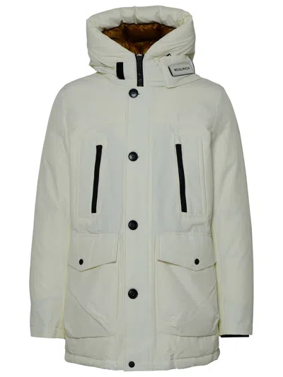 WOOLRICH ARCTIC EVOLUTION WHITE RAMAR PARKA