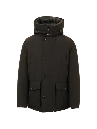 Woolrich Arctic Hooded Jacket In 블랙