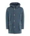 Woolrich Arctic Hooded Padded Parka In Blue