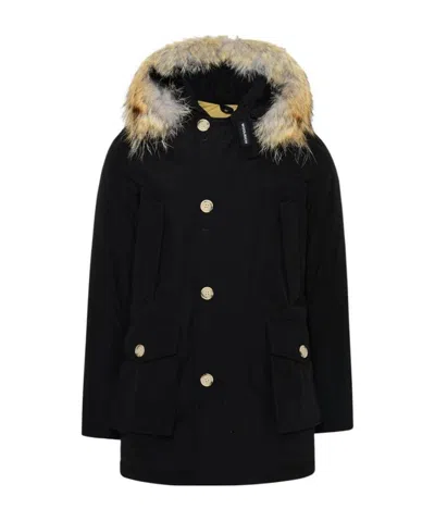 Woolrich Arctic Hooded Parka In Black