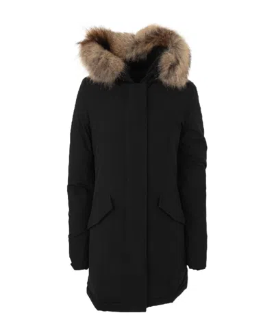 Woolrich Arctic Hooded Parka In Black